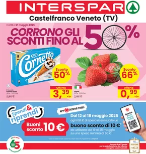 Volantino Interspar | CORRONO GLI SCONTI FINO AL 50%  | 8/5/2025 - 21/5/2025