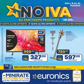 Offerte di Elettronica a Marconia | NO IVA in Euronics | 8/5/2025 - 21/5/2025