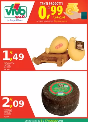 Volantino Vivo Supermercati | Grandi sconti su prodotti selezionati | 8/5/2025 - 17/5/2025