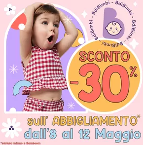 Offerte di Infanzia e giochi a Ardea | Sconto -30% in B di Bimbi | 8/5/2025 - 12/5/2025