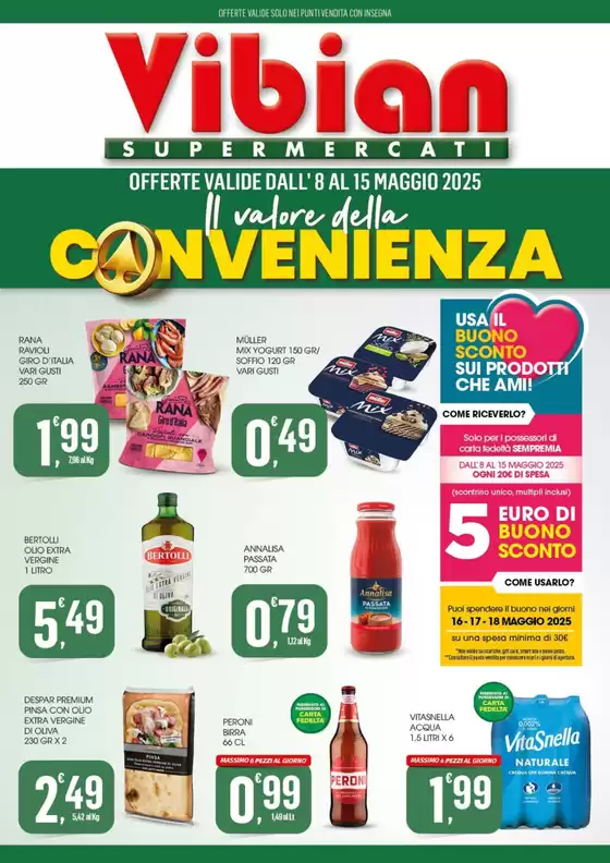 Volantino Vibian a Bacoli | Il valore della convenienza | 8/5/2025 - 15/5/2025