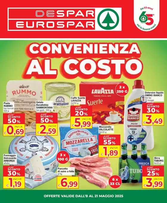 Volantino Eurospar | Convenienza al costo | 8/5/2025 - 21/5/2025