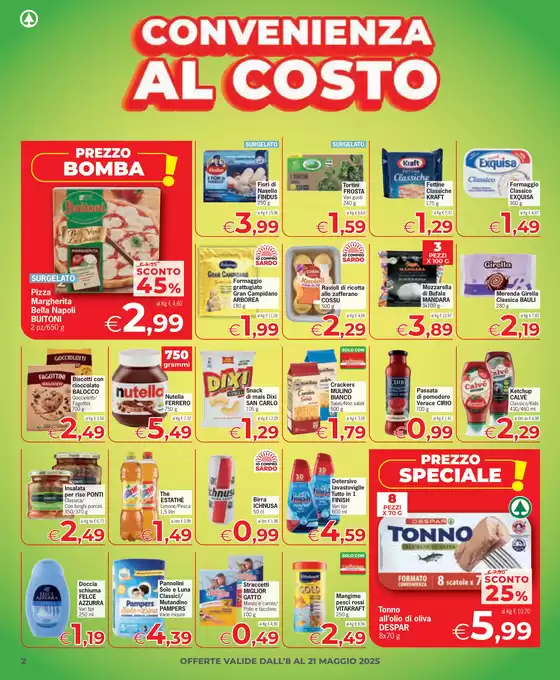 Volantino Eurospar | Convenienza al costo | 8/5/2025 - 21/5/2025