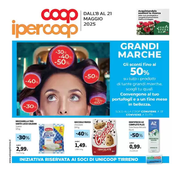 Volantino Ipercoop | Grandi marche | 8/5/2025 - 21/5/2025