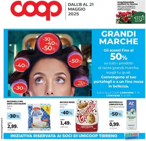 Volantino Coop a Collesalvetti | Grandi marche | 8/5/2025 - 21/5/2025