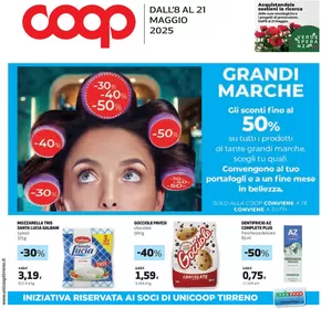 Volantino Coop a Roma | Grandi marche | 8/5/2025 - 21/5/2025