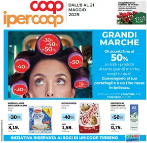 Volantino Coop a Santa Marinella | Grandi marche | 8/5/2025 - 21/5/2025