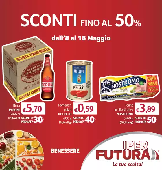 Volantino Iper Futura a L'Aquila | Sconti fino al 50% | 8/5/2025 - 18/5/2025