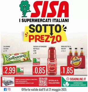 Volantino Sisa | Sotto prezzo | 8/5/2025 - 21/5/2025