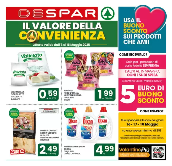Volantino Despar a Villamagna | Il valore della convenienza | 8/5/2025 - 15/5/2025