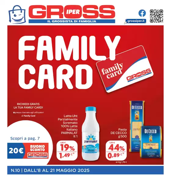 Volantino Gross Iper | Family card | 8/5/2025 - 21/5/2025