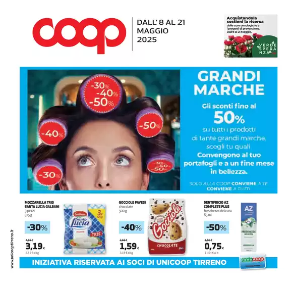 Volantino Coop a Fonte Nuova | Grandi marche | 8/5/2025 - 21/5/2025