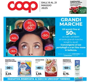 Volantino Coop a Monterotondo | Grandi marche | 8/5/2025 - 21/5/2025