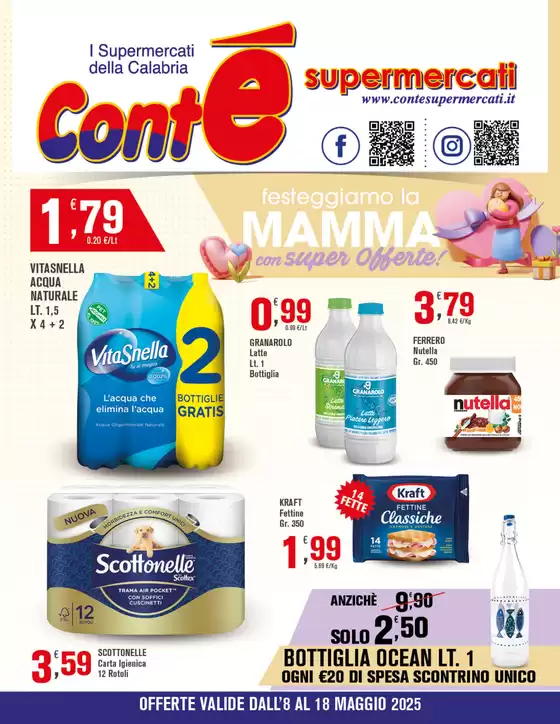 Volantino Contè | Festeggiamo la mamma con super offerte! | 8/5/2025 - 18/5/2025