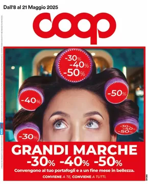 Volantino Coop a Bologna | Grandi marche | 8/5/2025 - 21/5/2025