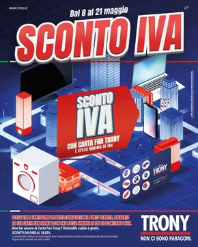 Offerte di Elettronica a Falerna | Sconto iva in Trony | 8/5/2025 - 21/5/2025