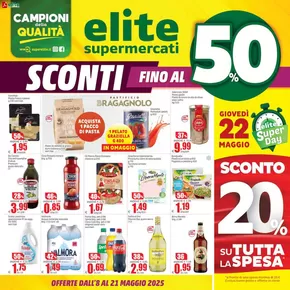 Offerte di Iper e super a Norcia | Sconti fino al 50% in Elite | 8/5/2025 - 21/5/2025
