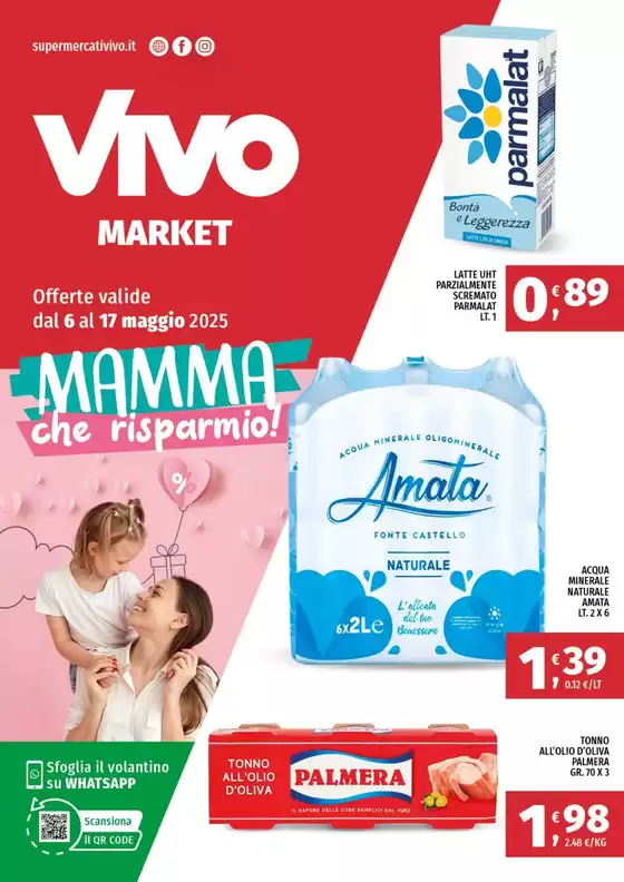 Volantino Vivo Market a Monopoli | Mamma che risparmio! | 6/5/2025 - 17/5/2025