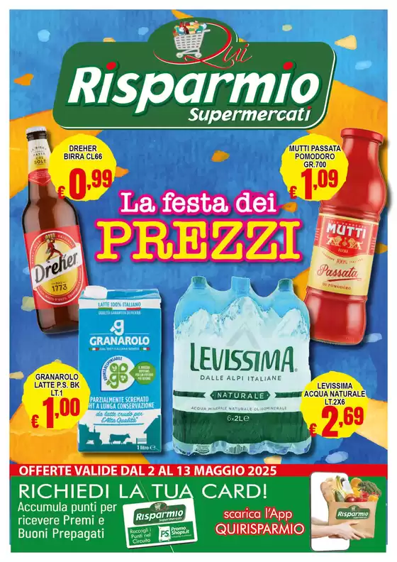 Volantino Mio Mercato | La festa dei prezzi | 8/5/2025 - 13/5/2025