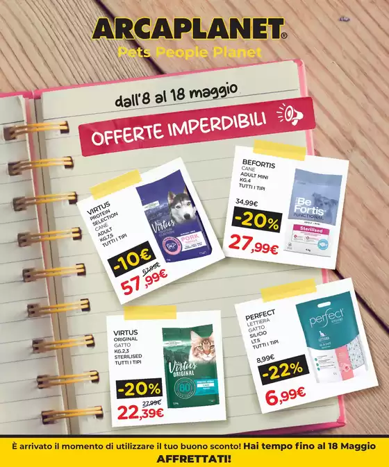 Volantino Arcaplanet a Savigliano | Offerte imperdibili | 9/5/2025 - 18/5/2025