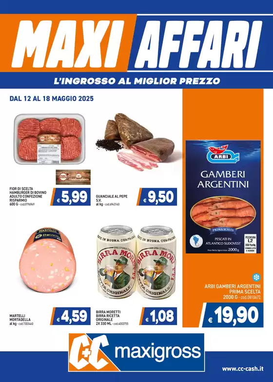 Volantino C+C a San Giovanni Lupatoto | MAXI AFFARI | 12/5/2025 - 18/5/2025