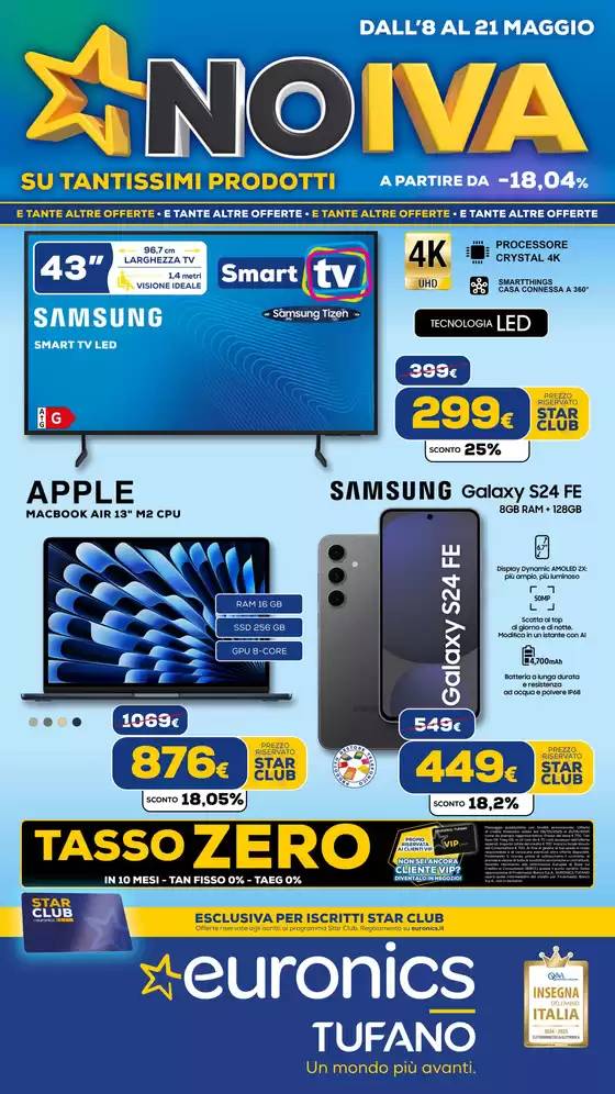 Volantino Euronics a Torre Annunziata | NO IVA | 9/5/2025 - 21/5/2025