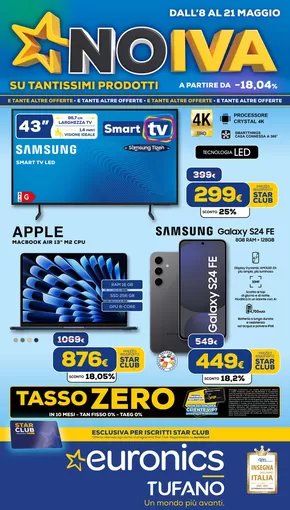 Volantino Euronics | NO IVA | 9/5/2025 - 21/5/2025