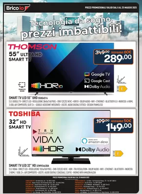 Offerte di Bricolage a Foggia | Tecnologia da sogno, prezzi imbattibili! in Bricoio | 9/5/2025 - 25/5/2025