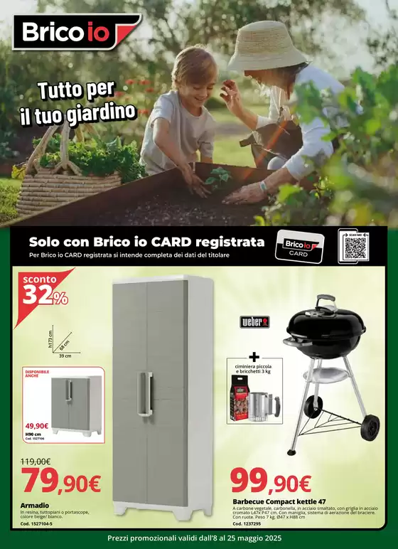 Volantino Bricoio | Tutto per il tuo giardino | 9/5/2025 - 25/5/2025