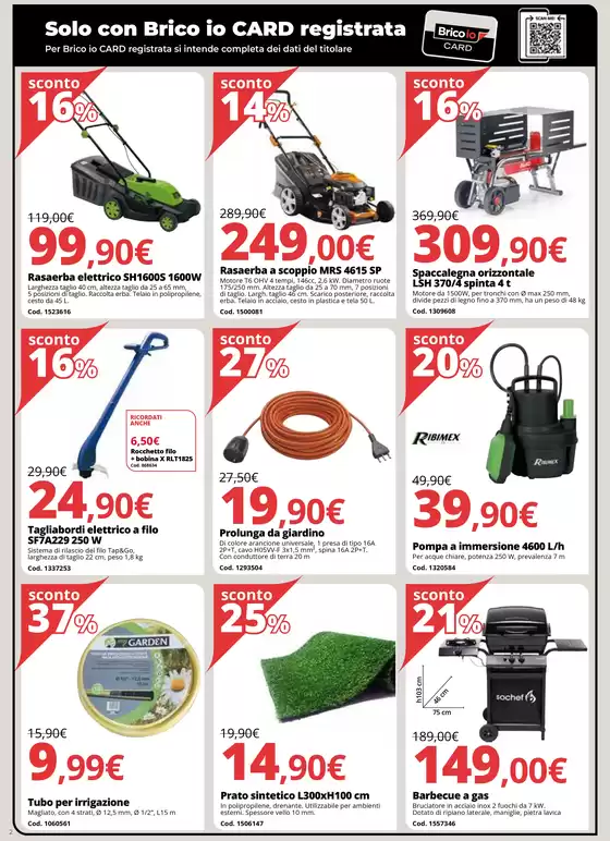 Volantino Bricoio | Tutto per il tuo giardino | 9/5/2025 - 25/5/2025