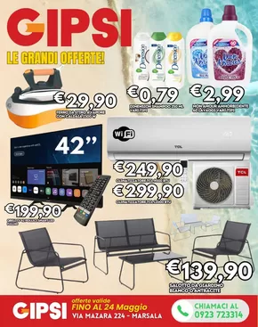 Offerte di Cura casa e corpo a Marsala | Offerte in Gipsi | 9/5/2025 - 24/5/2025