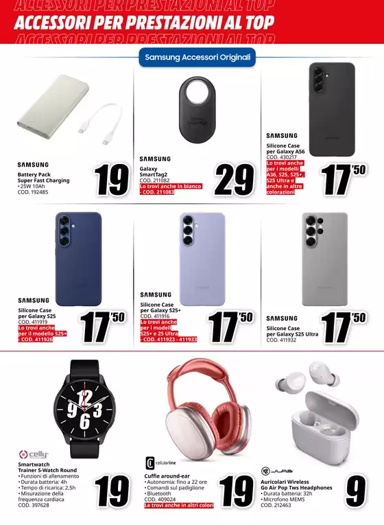 Volantino MediaWorld a Triggiano | Accessori per prestazioni al top | 9/5/2025 - 25/5/2025