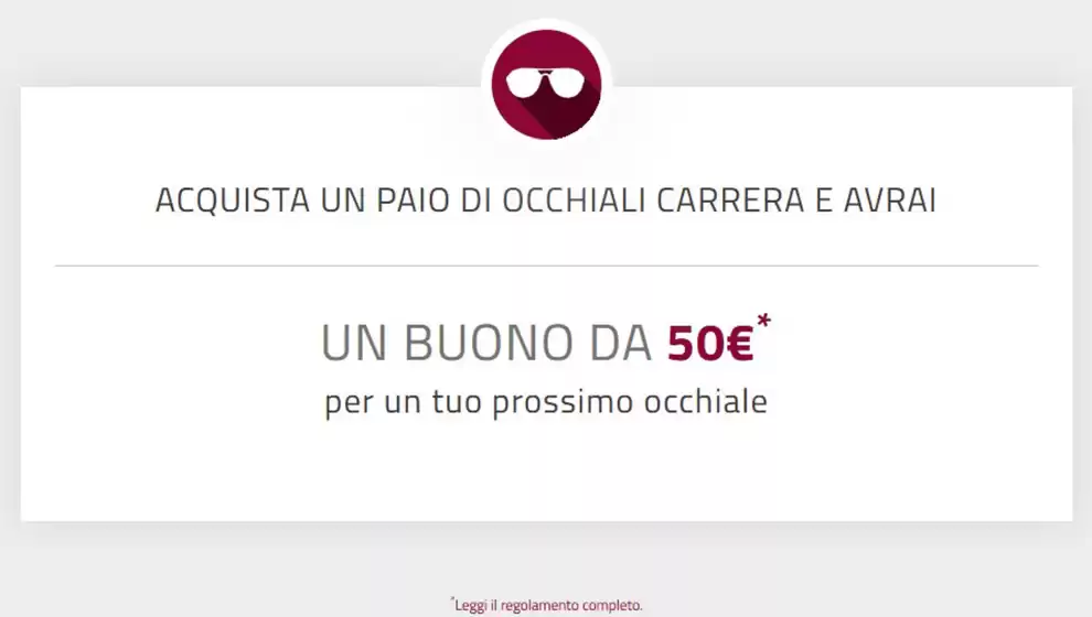 Volantino VisionOttica a Catanzaro | UN BUONO DA 50€ | 9/5/2025 - 3/6/2025