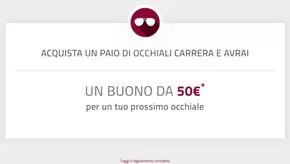 Offerte di Sport e Moda a Rho | UN BUONO DA 50€ in VisionOttica | 9/5/2025 - 3/6/2025