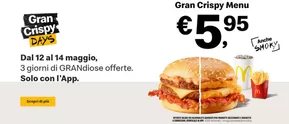 Offerte di Ristoranti a Trani | Gran Crispy Days in McDonald's | 12/5/2025 - 14/5/2025