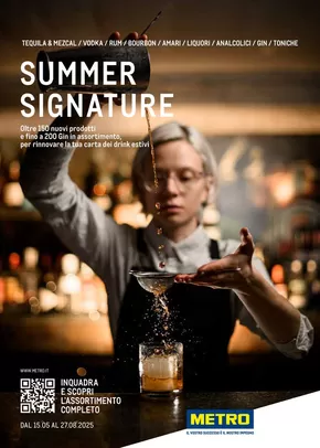 Volantino Metro a Castel d'Azzano | METRO SPIRITS ESTATE 2025 | 9/5/2025 - 27/8/2025