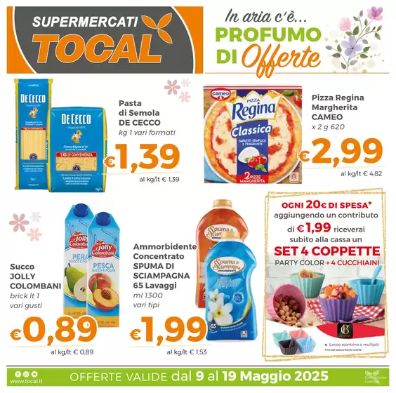 Volantino Tocal a Santa Maria di Licodia | In aria c'e... profumo di offerte | 9/5/2025 - 19/5/2025