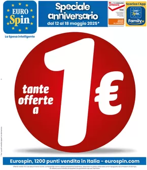 Volantino Eurospin a Corciano | Tante offerte a 1€ | 12/5/2025 - 18/5/2025