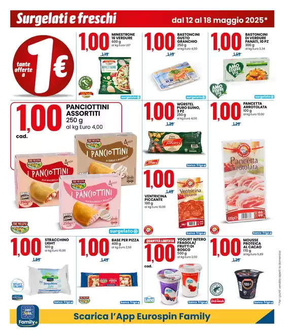Volantino Eurospin a Piombino | Tante offerte a 1€ | 12/5/2025 - 18/5/2025