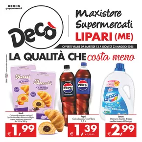 Volantino Decò | La qualità che costa meno. | 13/5/2025 - 22/5/2025