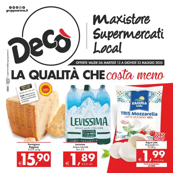 Volantino Decò | La qualità che costa meno | 13/5/2025 - 22/5/2025