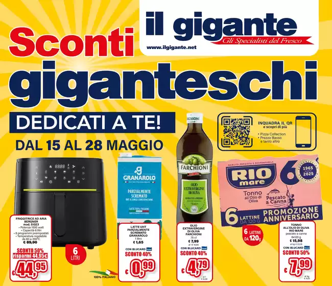 Volantino Il Gigante a Torino | Sconti giganteschi | 15/5/2025 - 28/5/2025