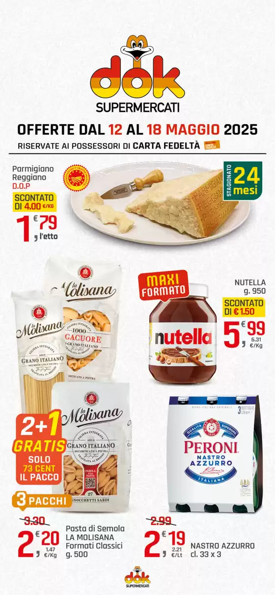 Volantino Dok a Castrolibero | 2+1 gratis | 12/5/2025 - 18/5/2025