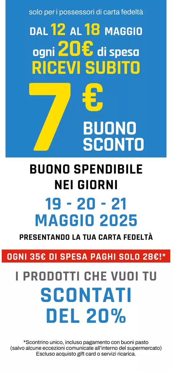 Volantino Dok a Castrolibero | 2+1 gratis | 12/5/2025 - 18/5/2025