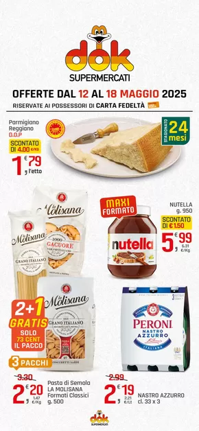 Volantino Dok | 2+1 gratis | 12/5/2025 - 18/5/2025