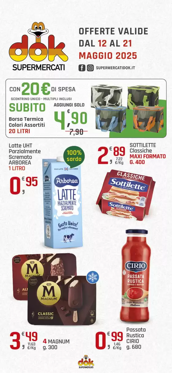 Volantino Dok a Pozzuoli | Con 20€ di spesa scontrino unico | 12/5/2025 - 21/5/2025