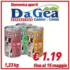 Volantino DA.GEA Superstore a Cinisi | Fino al 15 maggio | 12/5/2025 - 15/5/2025