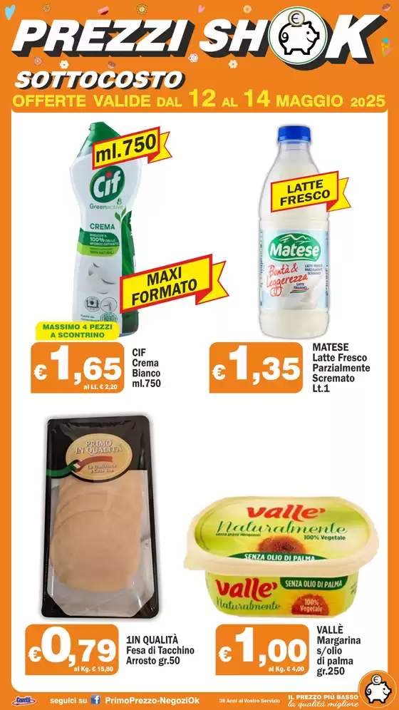 Volantino PrimoPrezzo a Molfetta | Prezzi shok | 12/5/2025 - 14/5/2025