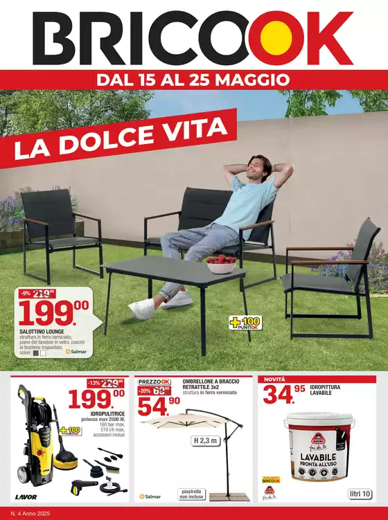 Volantino Brico ok a Palazzolo sull'Oglio | La dolce vita | 15/5/2025 - 25/5/2025