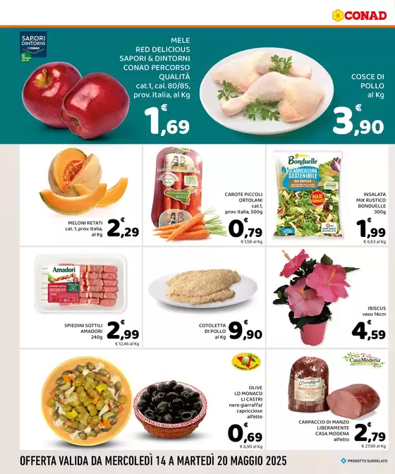 Volantino Margherita Conad a Palermo | Convenienza Più | 14/5/2025 - 20/5/2025